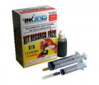 kit recarga hp / lexmark / cânon 20 ml