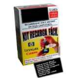 kit recarga tricolor 30 ml hp/lexmark/canon